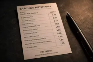 UFC Prop Bets 2026 – Spezialwetten auf Runden & K.O.