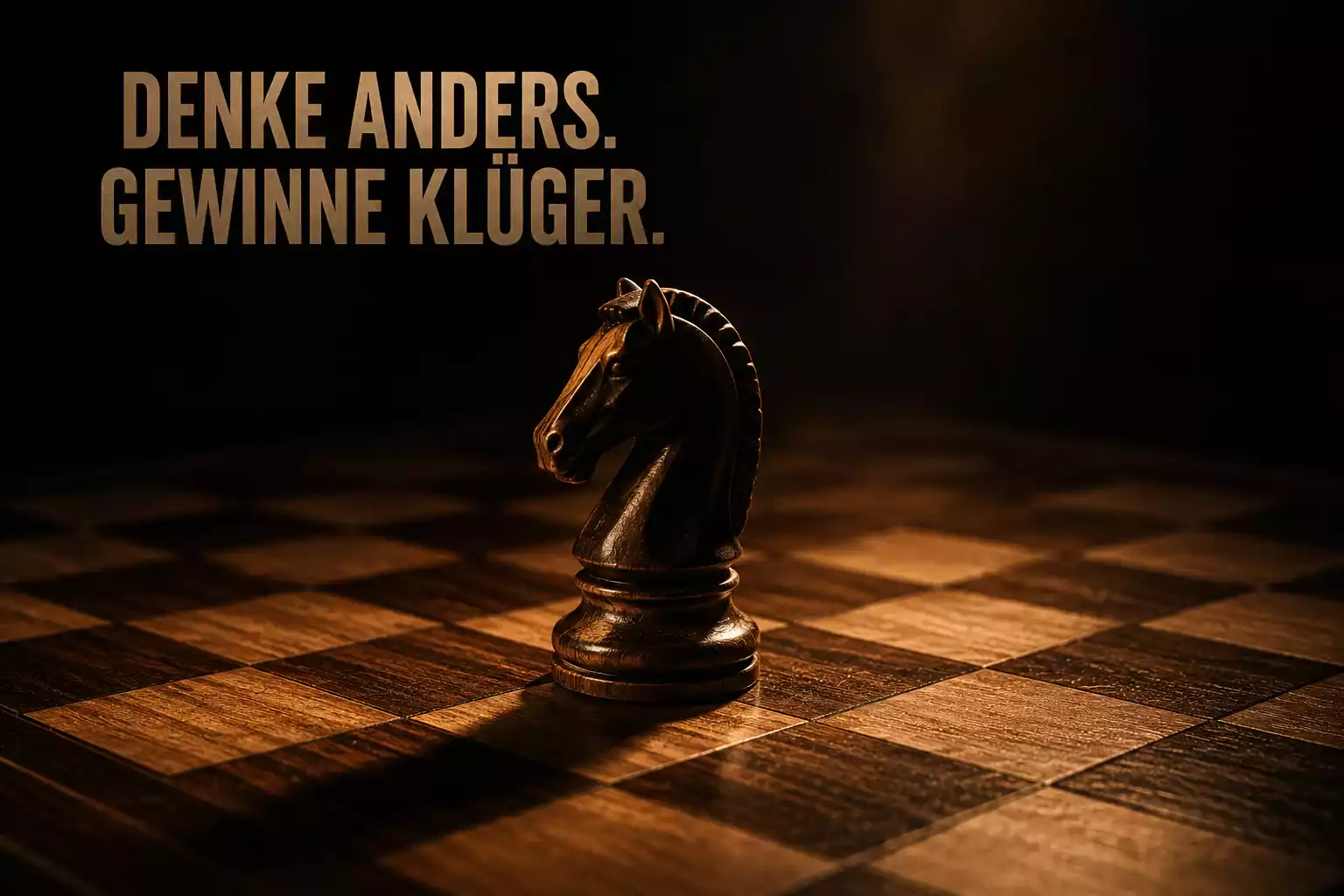 Schachbrett mit einer einzelnen Figur als Symbol für strategisches Denken bei UFC-Wetten